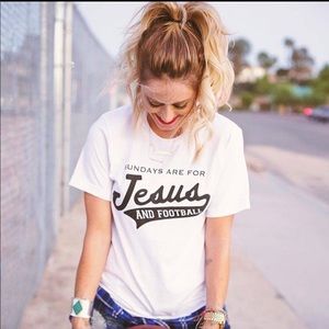 “Sunday’s are for Jesus and Football” T-shirt